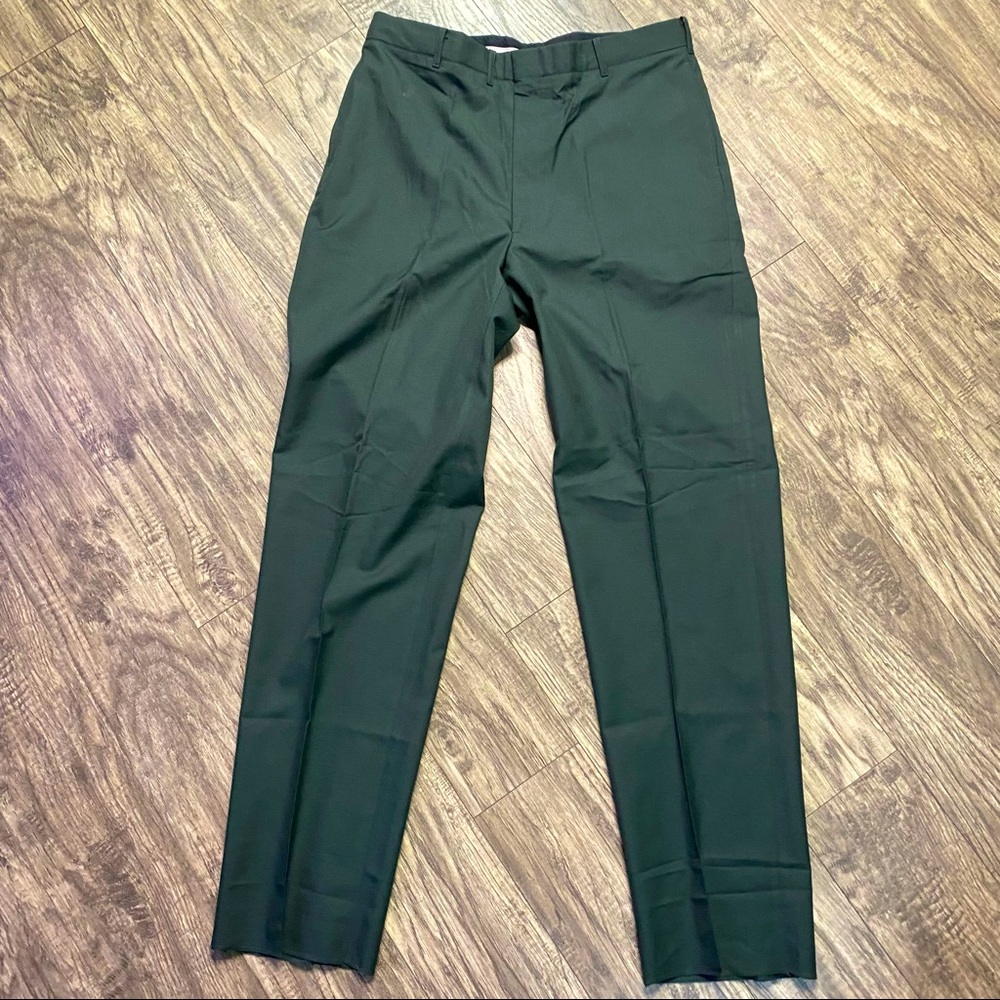 U.S.Army Green AG-489 Men’s Poly Wool Trousers Dress Pants Size 38L DSCP - Picture 2 of 10